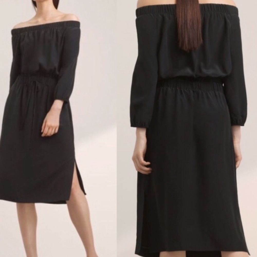 Babaton Aritzia Emiliano Silk Dress XXS